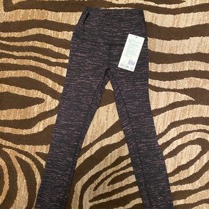 Lululemon Sz 2 Black Wunder Under HR 7/8 Tight EUC